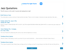 Tablet Screenshot of jazzquotations.com